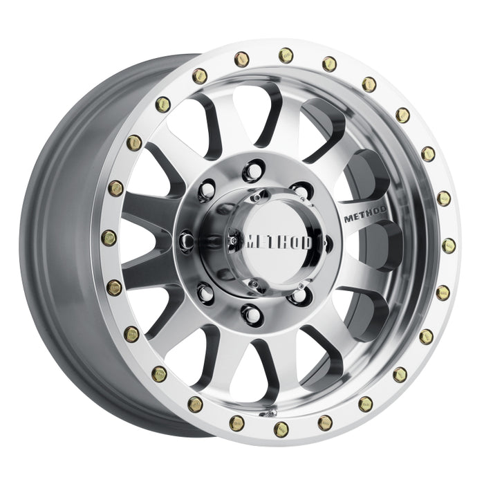 Method MR304 Double Standard 17x8.5 0mm Offset 8x170 130.81mm CB Machined/Clear Coat Wheel MR30478587300