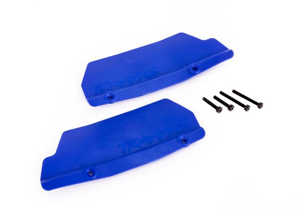 9519X Traxxas Mud guards rear blue (left and right)/ 3x15 CCS (2)