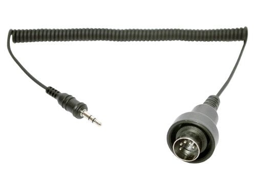 Sena SC-A0122 Motorcycle Communication System Stereo Jack 5 PIN DIN Cable, Black