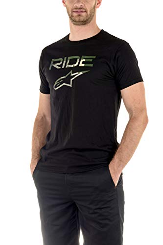 Alpinestars Unisex-Adult Ride 2.0 CamoTee-Black (Medium) (Multi, One Size)