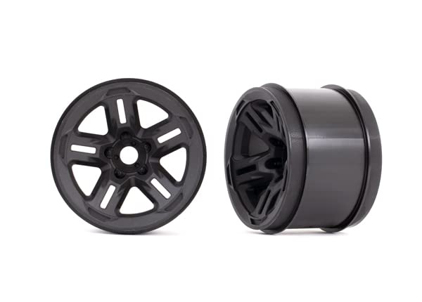 Traxxas 9671 Wheels 3.8' (Black) (2) (17mm Splined)