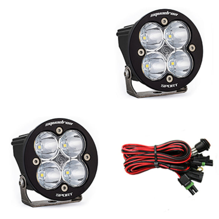 Baja Designs Squadron R Sport LED Spot Pair Light Pods Clear 587801