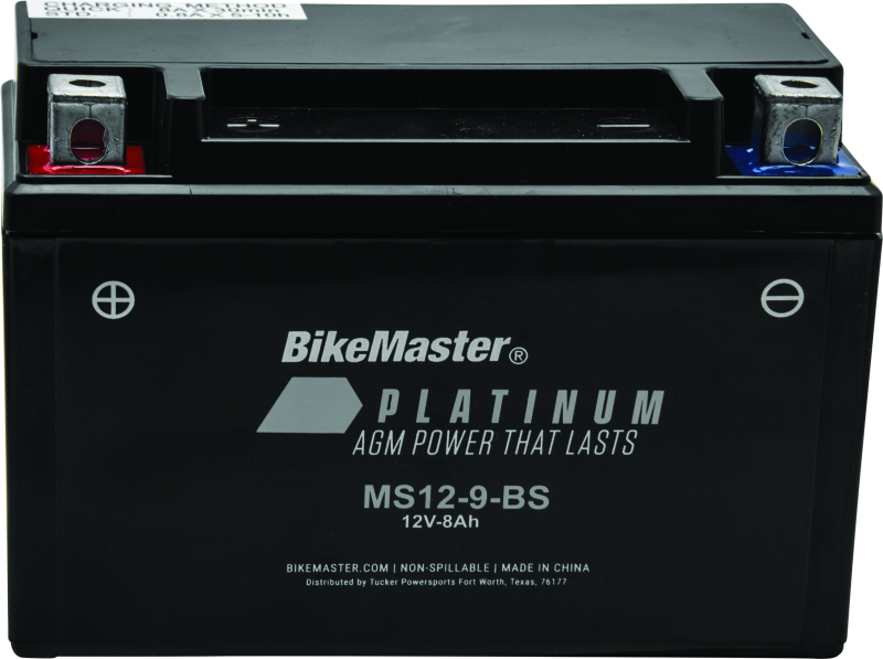 BikeMaster AGM Battery MS12-9-BS 780746