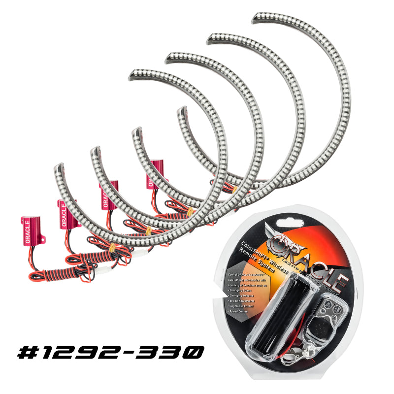 Oracle Fits Dodge Challenger 08-14 LED Waterproof Halo Kit Colorshift See Warranty 1292-330