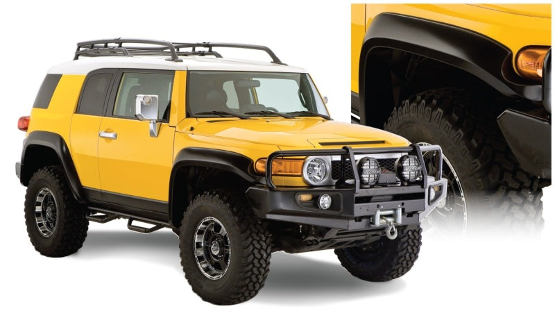 Bushwacker 07-14 Toyota FJ Cruiser Extend-A-Fender Style Flares 4pc Black 31924-02