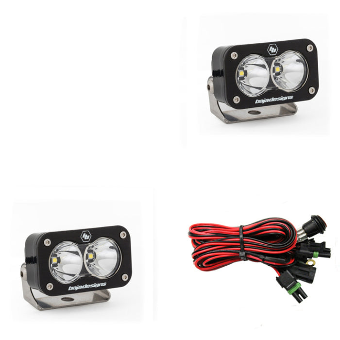 Baja Designs S2 Pro Series LED Light Pods Work/Scene Pattern Pair 487806