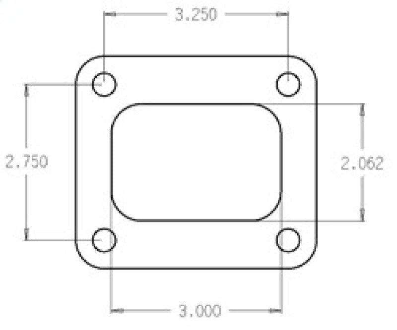 Cometic Turbo FLG T4 Garrett Exh Inlet .010in Exhaust Gasket C4516