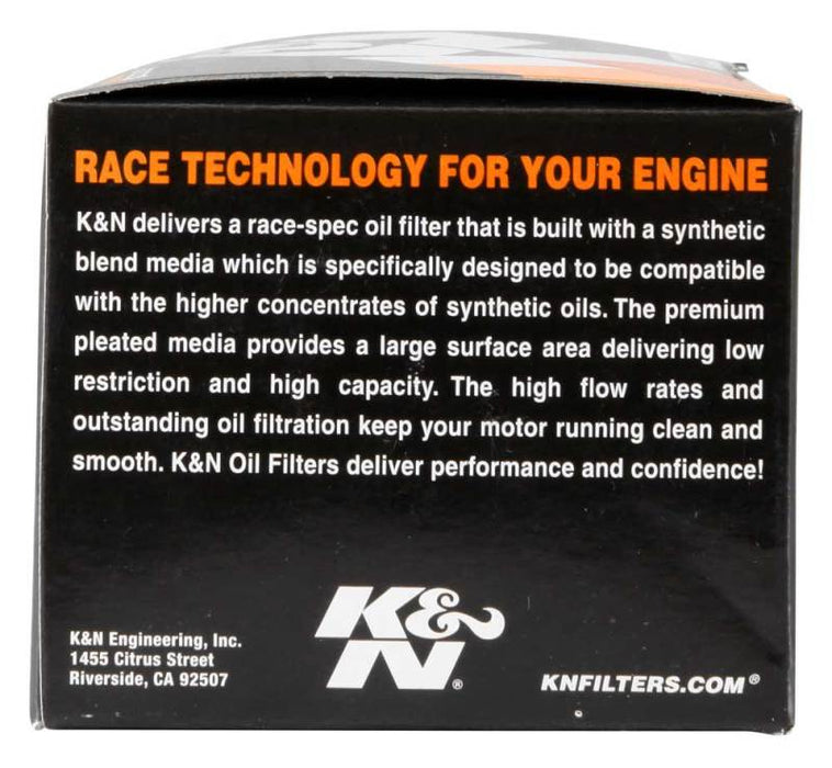 K&N Motorcycle Oil Filter: High Performance, Premium, Designed to be used with Synthetic or Conventional Oils: Fits Select BMW Motorcycles, KN-164