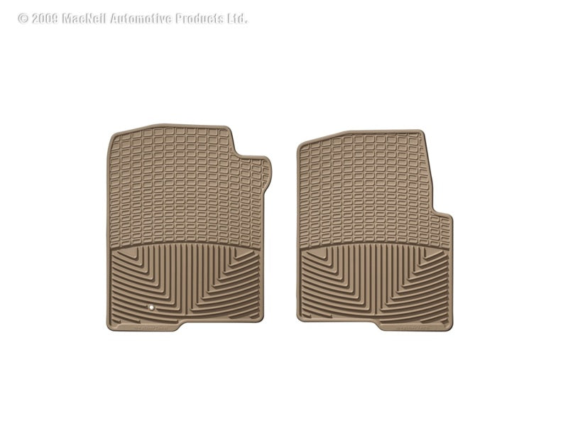 WeatherTech 04-08 Ford F150 Ext Cab Front Rubber Mats Tan W42TN