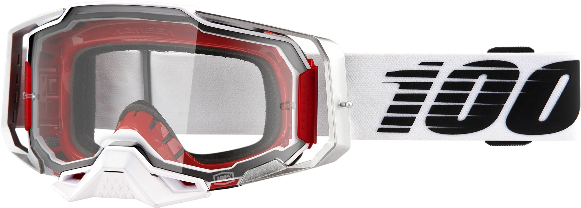 100% ARMEGA Premium Protective Sport Goggles with Ultra HD Lens & Nose Guard (Lightsaber - Clear Lens)