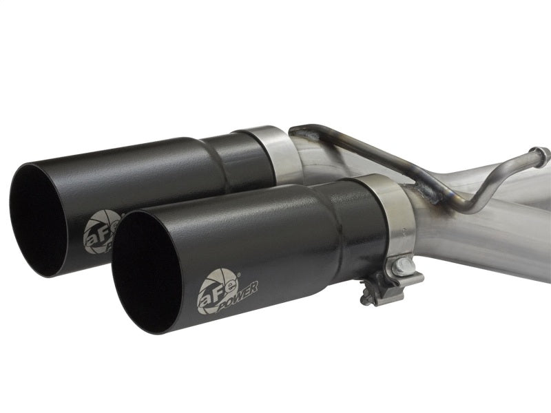 aFe Rebel Exhausts Cat-Back SS Ford F-150 04-08 V8 4.6/5.4L w/ Black Tips 49-43079-B