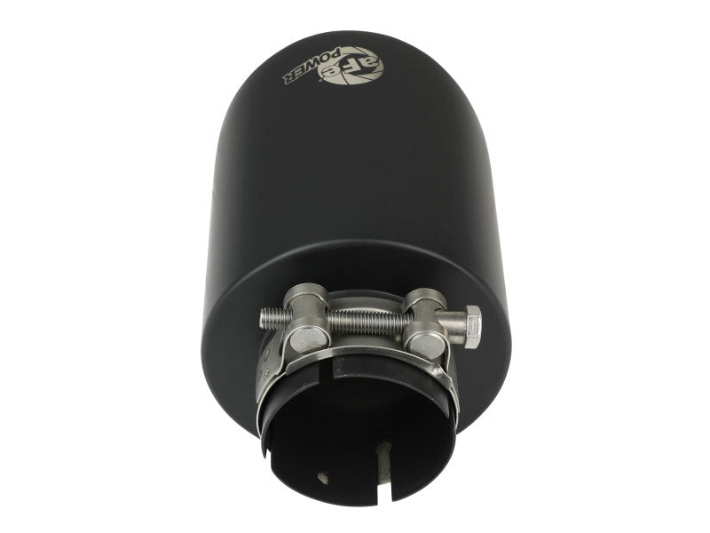 aFe Takeda 304 SS Clamp-On Exhaust Tip 2.5in. Inlet / 4.5in. Outlet / 7in. L Black 49T25454-B072