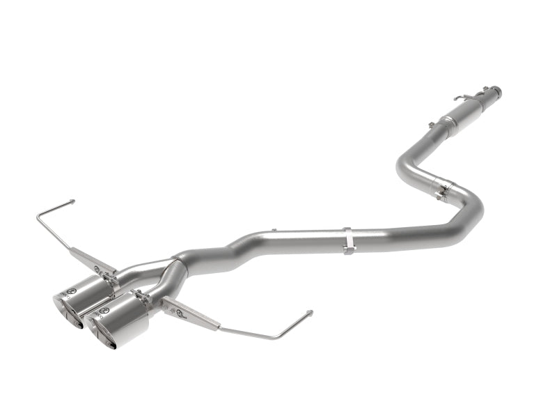 aFe Takeda Exhaust Cat-Back 19-20 Hyundai Veloster 304SS Polished Dual Tips Exhaust 49-37011-P