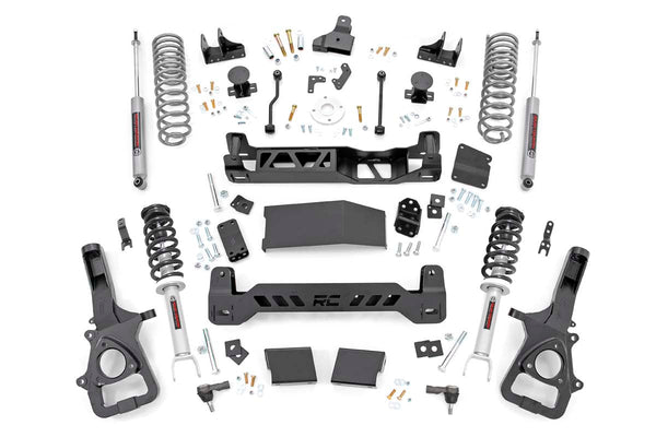 Rough Country 6 Inch Lift Kit 22Xl N3 Struts Dual Rate Coils Fits RAM 1500 (19-23) 33931