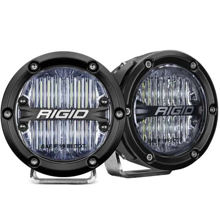 Rigid Industries 360-Series 4in LED SAE J583 Fog Light White (Pair) 36120