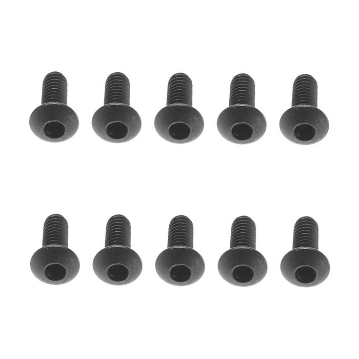 Axial AX31280 M2.6x6mm Hex Socket Button Black 10 AXIC1280 Elec Car/Truck Replacement Parts