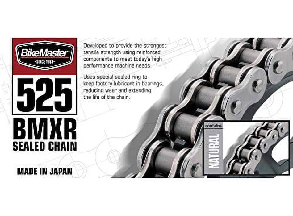 BikeMaster 525x130 BMXR X-Ring Chain Black/Chrome 197353