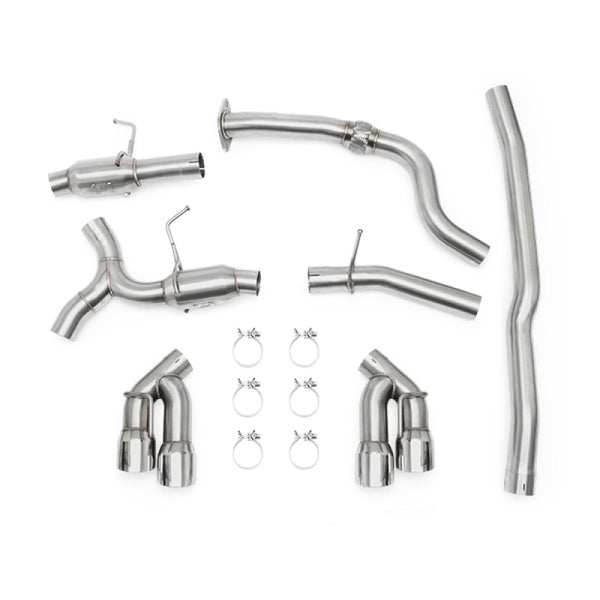Mishimoto 2016+ Chevrolet Camaro 2.0T Quad Polished Tip Cat-Back Exhaust MMEXH-CAM4-16QTPP