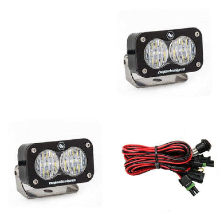 Baja Designs S2 Pro Series LED Light Pods Wide Cornering Pattern Pair 487805