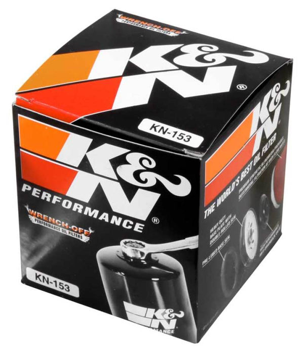 K&N Motorcycle Oil Filter: High Performance, Premium, Designed to be used with Synthetic or Conventional Oils: Fits Select Ducati Motorcycles, KN-153