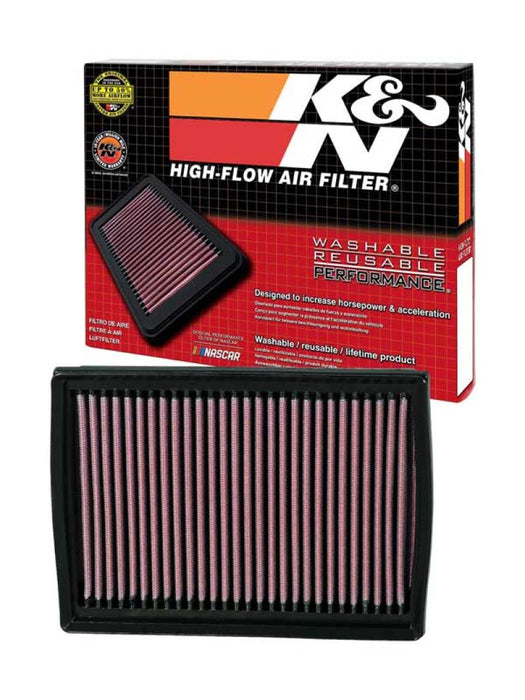 K&N Replacement Air Filter FORD FUSION / MERCURY MILAN 3.0L-V6; 2006-2009 33-2340