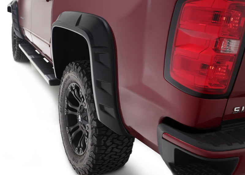 Bushwacker 2019 Chevrolet Silverado 1500 w/ 69.3in Fleetside Bed DRT Style Flares 4pc Black 40944-02