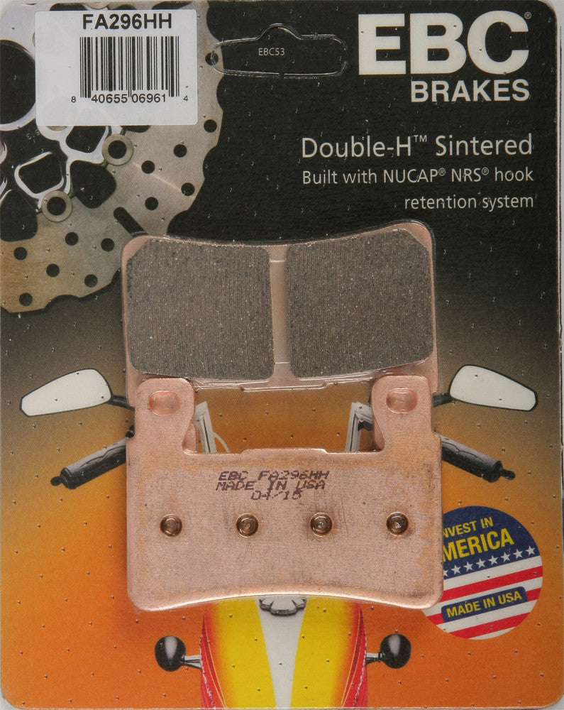 EBC Hh Brake Pads (Front) Compatible with 03-04 Fits Honda CBR600RR FA296HH