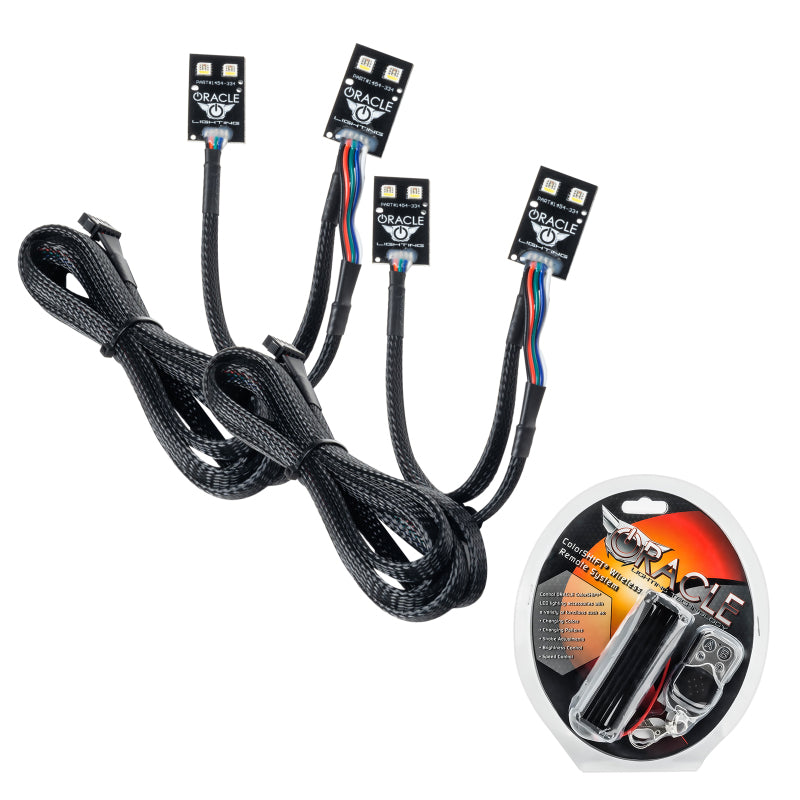 Oracle 2021 Fits Ford Bronco Sport RGB+W Headlight DRL + Halo Colorshift W/ Rf Controller See Warranty 1454-330