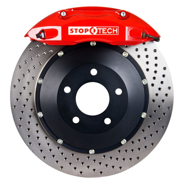 StopTech 91-05 Acura NSX Rear BBK w/Red ST-40/10 Calipers Drilled 328x28mm Rotors 83.055.0043.72