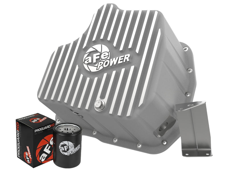 aFe Street Series Deep Engine Oil Pan 01-10 GM Duramax V8-6.6L (td) 46-70330