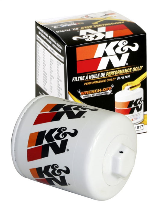 K&N 3.74inch / 2.98 OD Performance Gold Oil Filter HP-1017