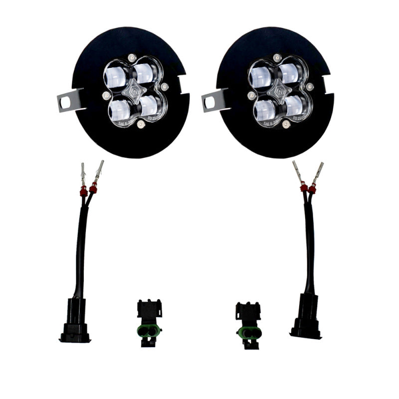 Baja Designs 05-11 Fits Toyota Tacoma/07-13 Toyota Tundra Clear SAE Fog Pocket Light Kit 447702