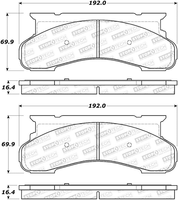 StopTech Street Brake Pads 308.045