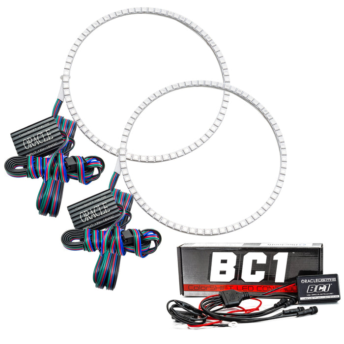 Oracle compatible with Jeep Wrangler JL/JT LED Surface Mount Headlight Halo Kit w/ BC1 Controller SEE WARRANTY 1214-335