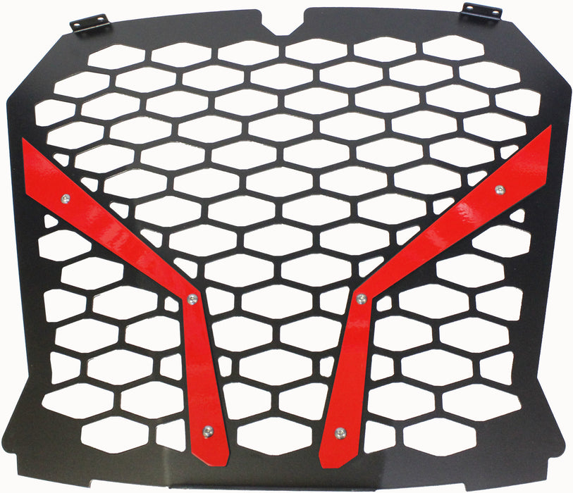 Modquad Front Grill Full Red RZR-FG-XP1KS-RD