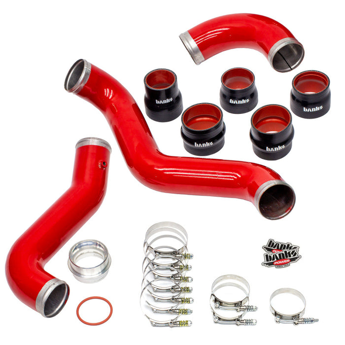 Banks Power 17-19 Chevy/GMC 2500HD/3500HD Diesel 6.6L Boost Tube Upgrade Kit Red 25999