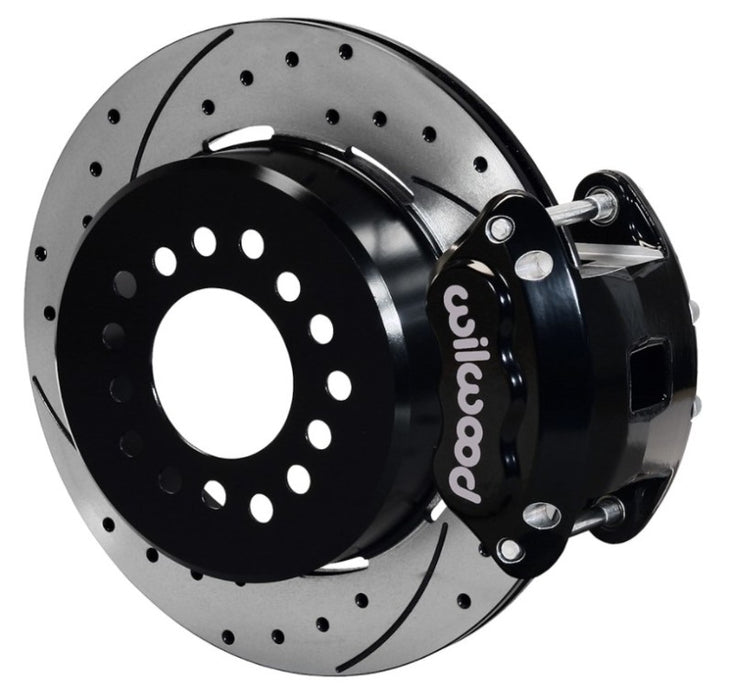 Wilwood D154 Rear 12.19in P-Brake Kit 2.75in-2.81in Offset Black 140-15641-D