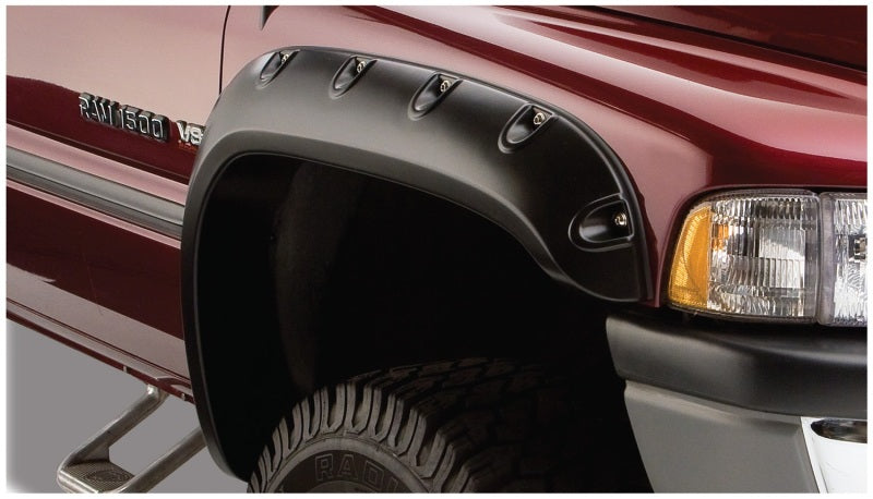 Bushwacker 02-08 Compatible with Dodge Ram 1500 Pocket Style Flares 2pc Black 50017-02