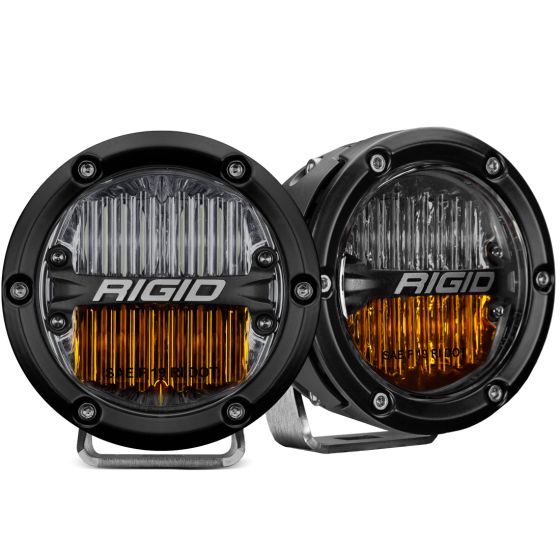 RIGID 360-Series SAE Fog Yellow/White Pair 36122