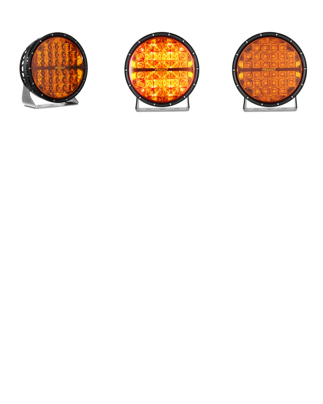 RIGID 360-Series 9in LED Off-Road Spot Beam Amber 36522
