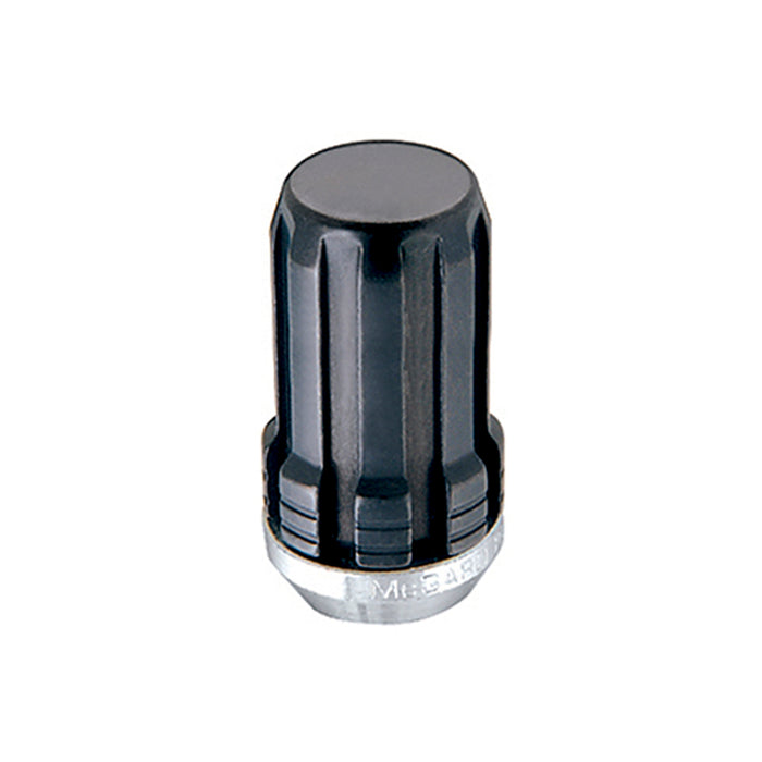 McGard SplineDrive Lug Nut (Cone Seat) 1/2-20 / 1.60in. Length (4-Pack) Black (Req. Tool) 65340BK