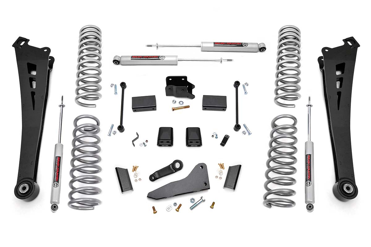 Rough Country 5 Inch Lift Kit Diesel Dual Rate Coils Fits RAM 2500 4WD (14-18) 36830