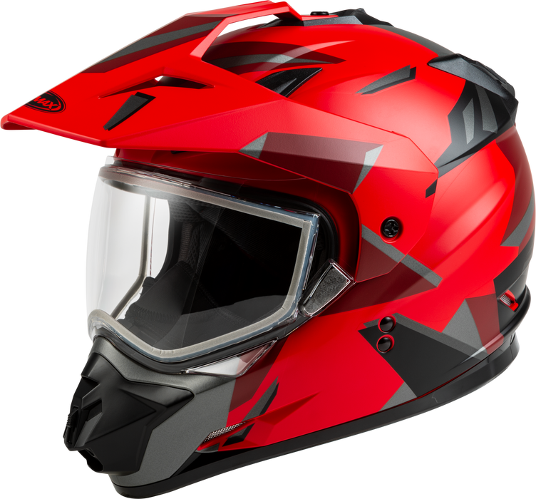 Gmax A2114035 Gm-11S Ripcord Adventure Snow Helmet Matte Red/Black Md