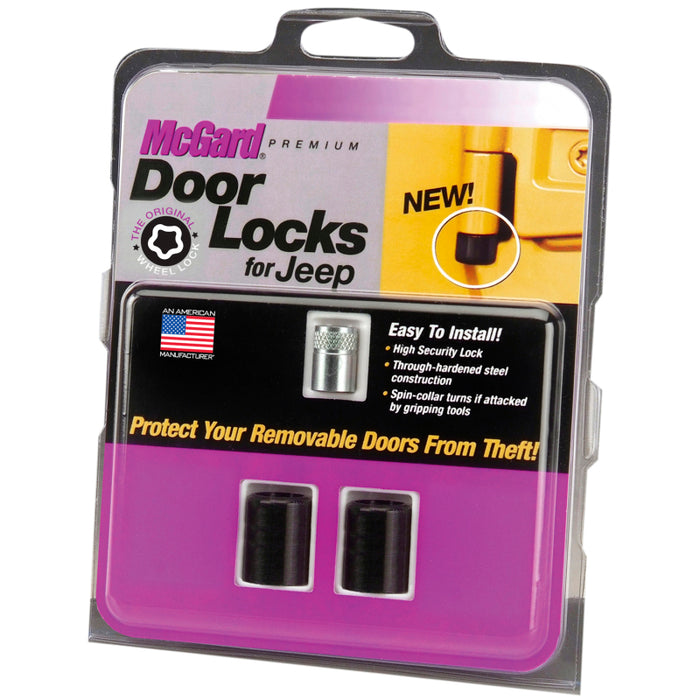 McGard 97-06 compatible with Jeep Wangler TJ / Unlimited LJ 2-Door Lock Set (2 Locks) 76058