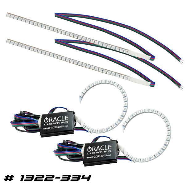 Oracle 15-17 Ford Focus RS/ST DRL Upgrade w/ Halo Kit ColorSHIFT w/o Controller SEE WARRANTY 1322-334
