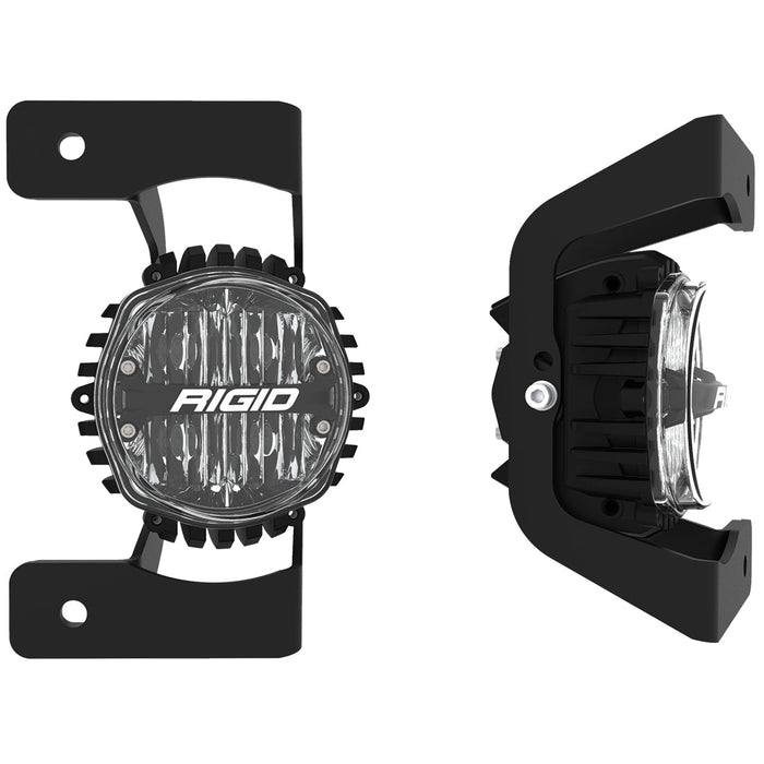Rigid Industries 37110 360-Series Fog Light Fits 18-21 Gladiator Wrangler (JL) Fits select: 2021 compatible with Jeep WRANGLER UNLIMITED, 2021 compatible with Jeep GLADIATOR