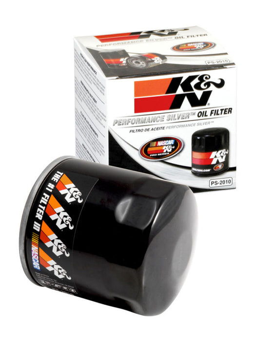 K&N Oil Filter for Ford/Lincoln/Mercury/Mazda/Chrysler/Compatible with Dodge/compatible with Jeep/Cadillac/Ram 3.656in OD x 4in H PS-2010