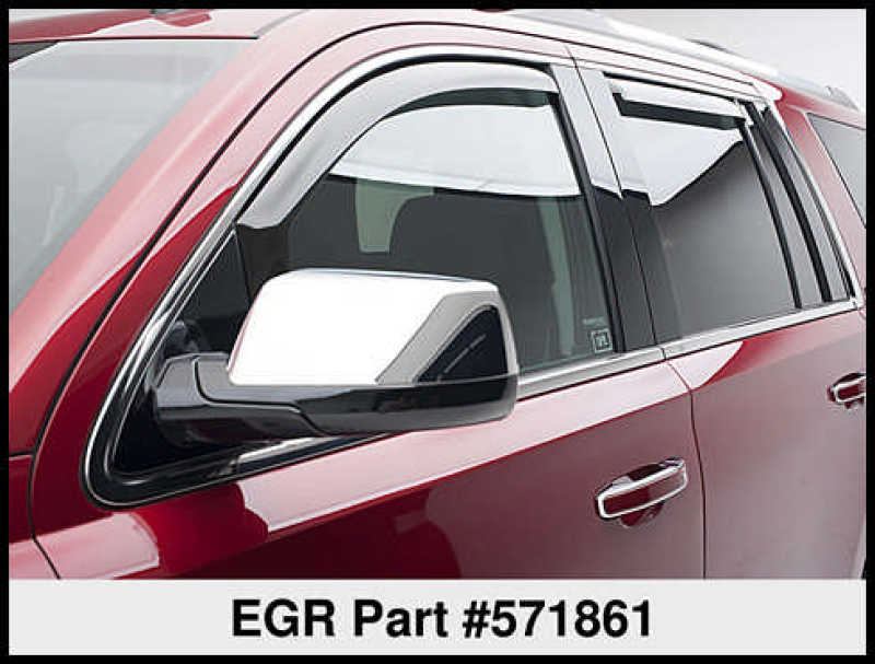 EGR 15+ Chevy Tahoe/GMC Yukon In-Channel Window Visors Set of 4 (571861) 571861