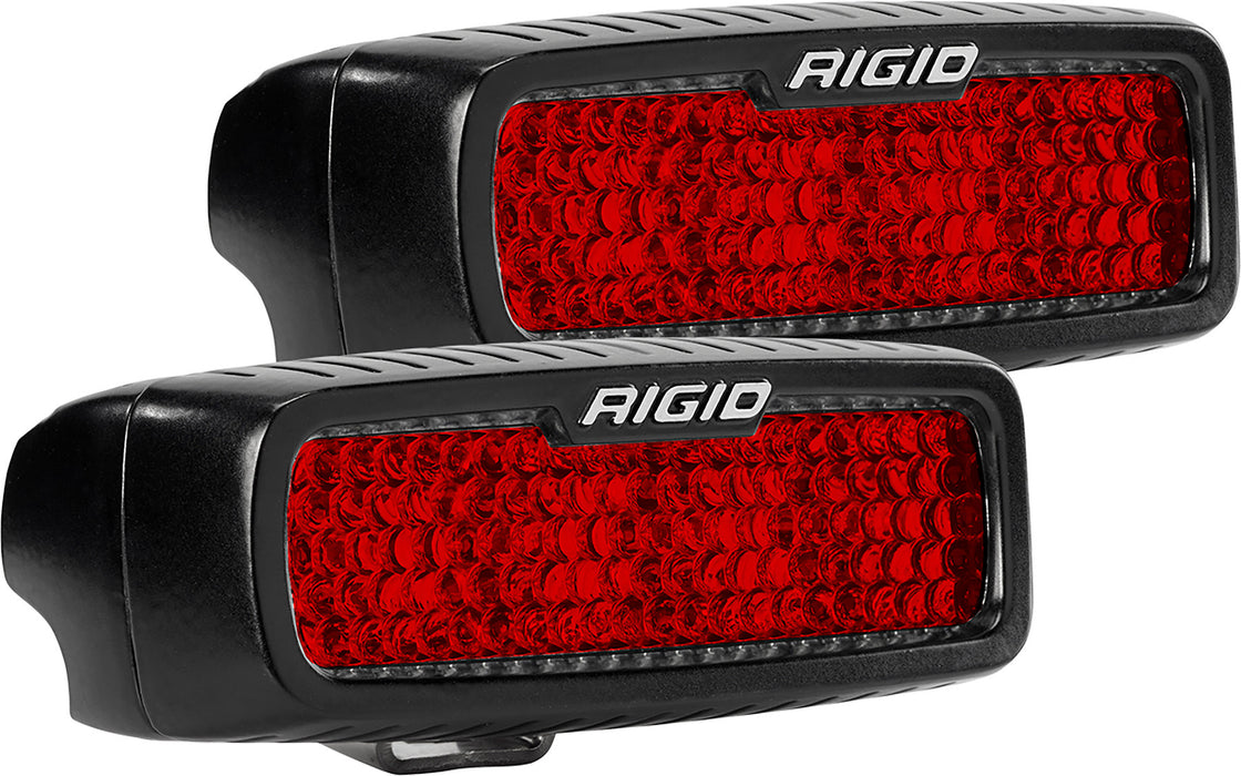 Rigid SR-Q Rear HIGH/Low Surface Mount RED 2 Lights
