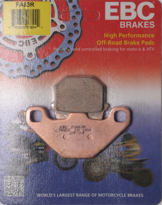 EBC Brakes FA83R Disc Brake Pad Set, Black, One-Size